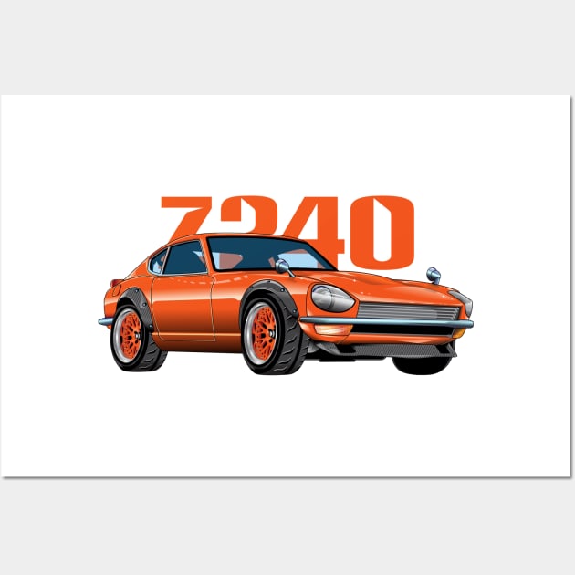 Datsun Z240 Wall Art by cungtudaeast